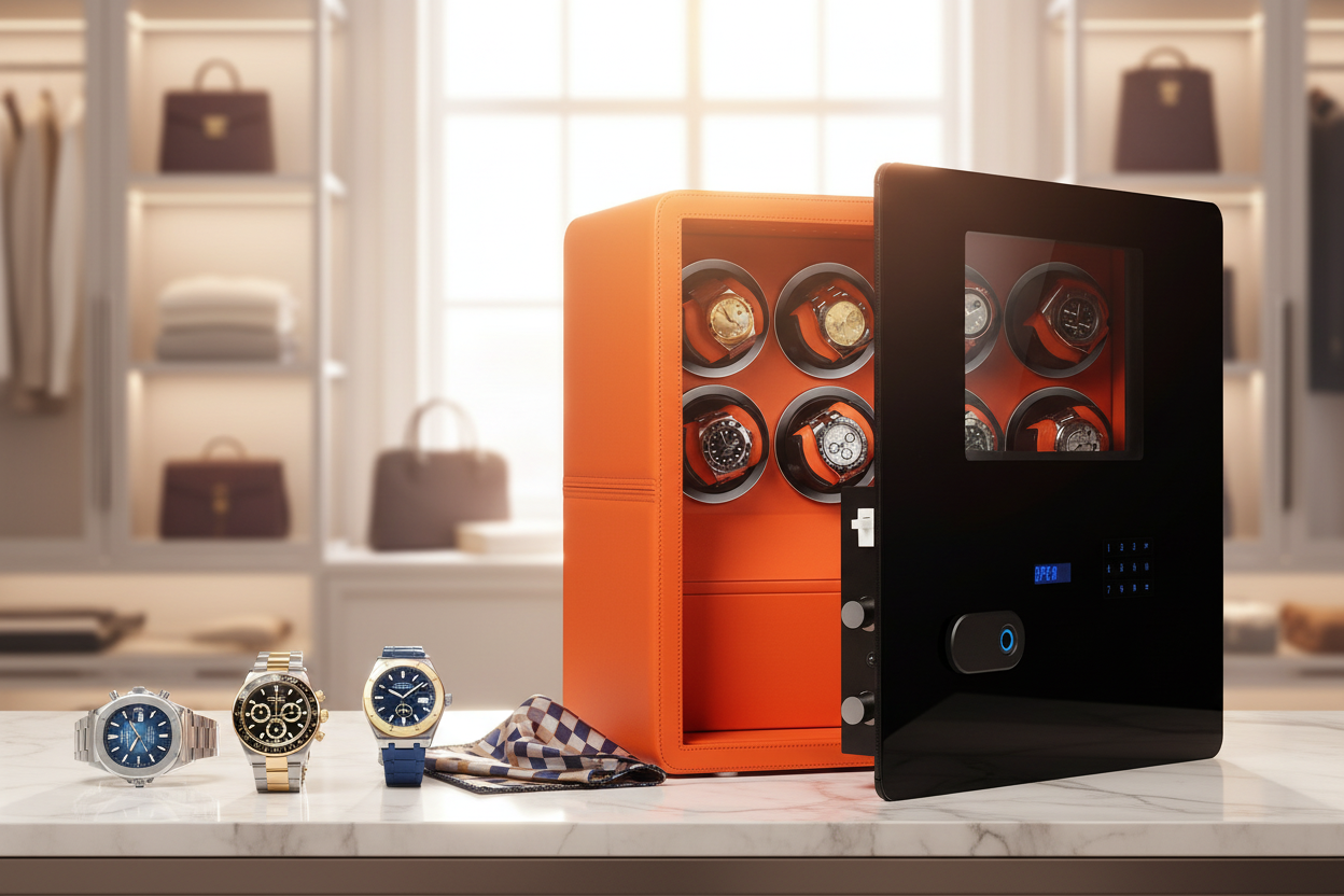 Aevitas Grade 2 Watch Winder Safe with Patek Philippe Nautilus, Rolex Daytona and Audemars Piguet Royal Oak — watch winder safes USA 2026