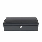 12 Watch Box with Curved Solid Lid in Carbon Fibre Finish by Aevitas