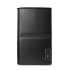 12 Watch Winder Safe Luxury Black Leather with Contrast Stitching by Aevitas