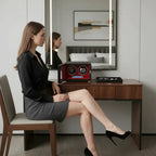 2 Watch Winder in Black Smooth Leather Finish by Aevitas