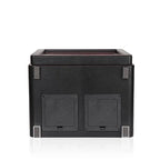 2 Watch Winder in Black Smooth Leather Finish by Aevitas