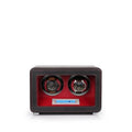 2 Watch Winder in Black Smooth Leather Finish by Aevitas