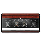 4 Watch Winder with Extra Storage Wood Veneer Finish by Aevitas