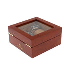 6 Watch Box in Luxurious Camphor Wood with Camel Lining by Aevitas