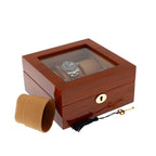 6 Watch Box in Luxurious Mahogany Wood with Camel Lining by Aevitas