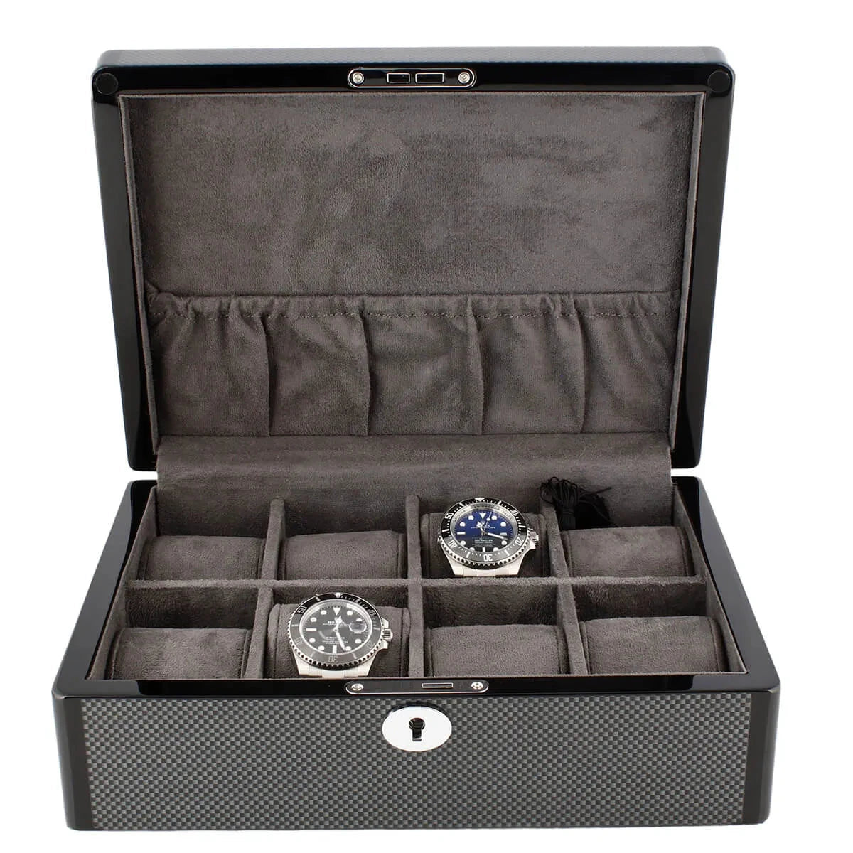 8 Watch Box in Carbon Fibre Finish Premium Quality by Aevitas