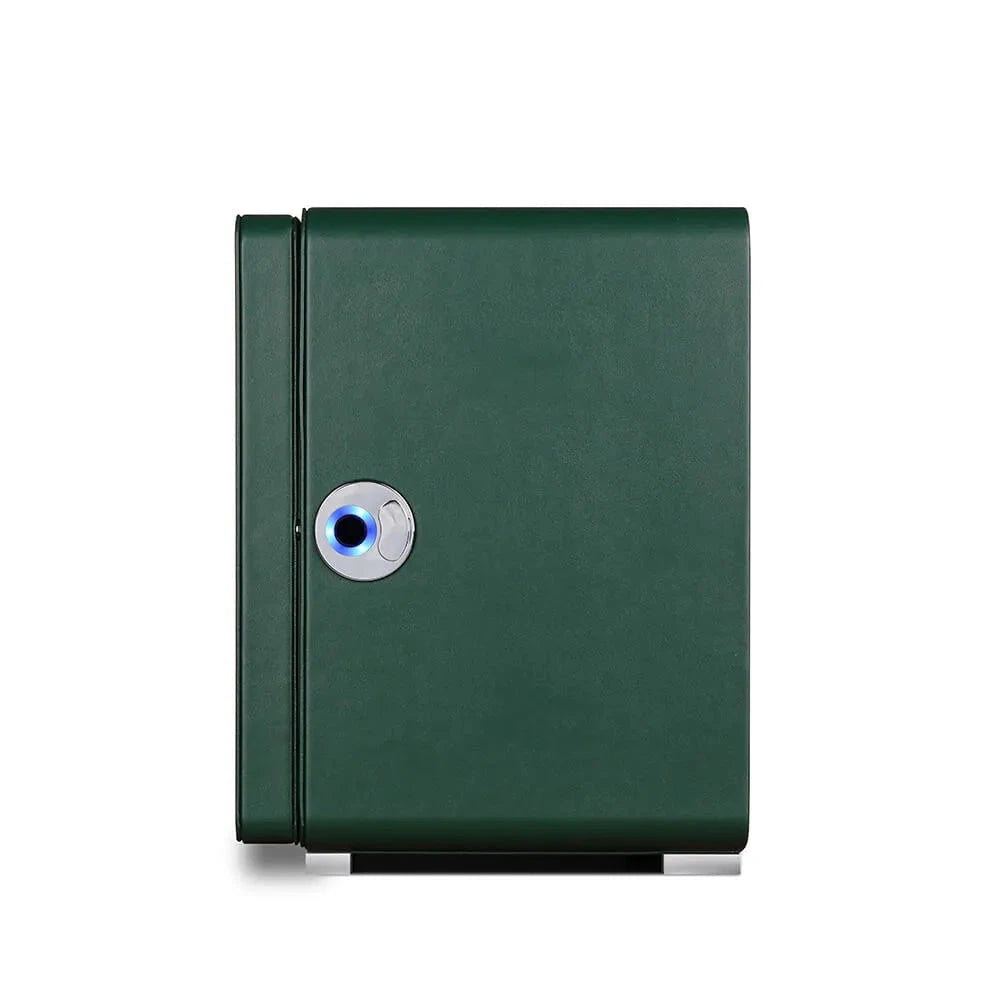 Automatic 4 Watch Winder in Dark Green Smooth Leather Finish by Aevitas
