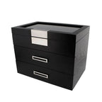 Black Oak Wooden Veneer Watch Box for 30 Watches by Aevitas