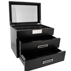 Black Oak Wooden Veneer Watch Box for 30 Watches by Aevitas