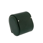 Green Genuine Leather Single Watch Roll Travel Case by Aevitas
