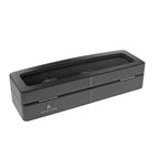 Grey Leather 6 Watch Box with Glass Lid Premium Quality by Aevitas