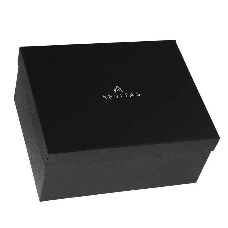 Light Walnut Wood Natural Finish Watch Box for 5 Watches by Aevitas