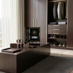 Premium 1 Watch Winder in Zebrano Ebony Wood Piano Lacquer by Aevitas