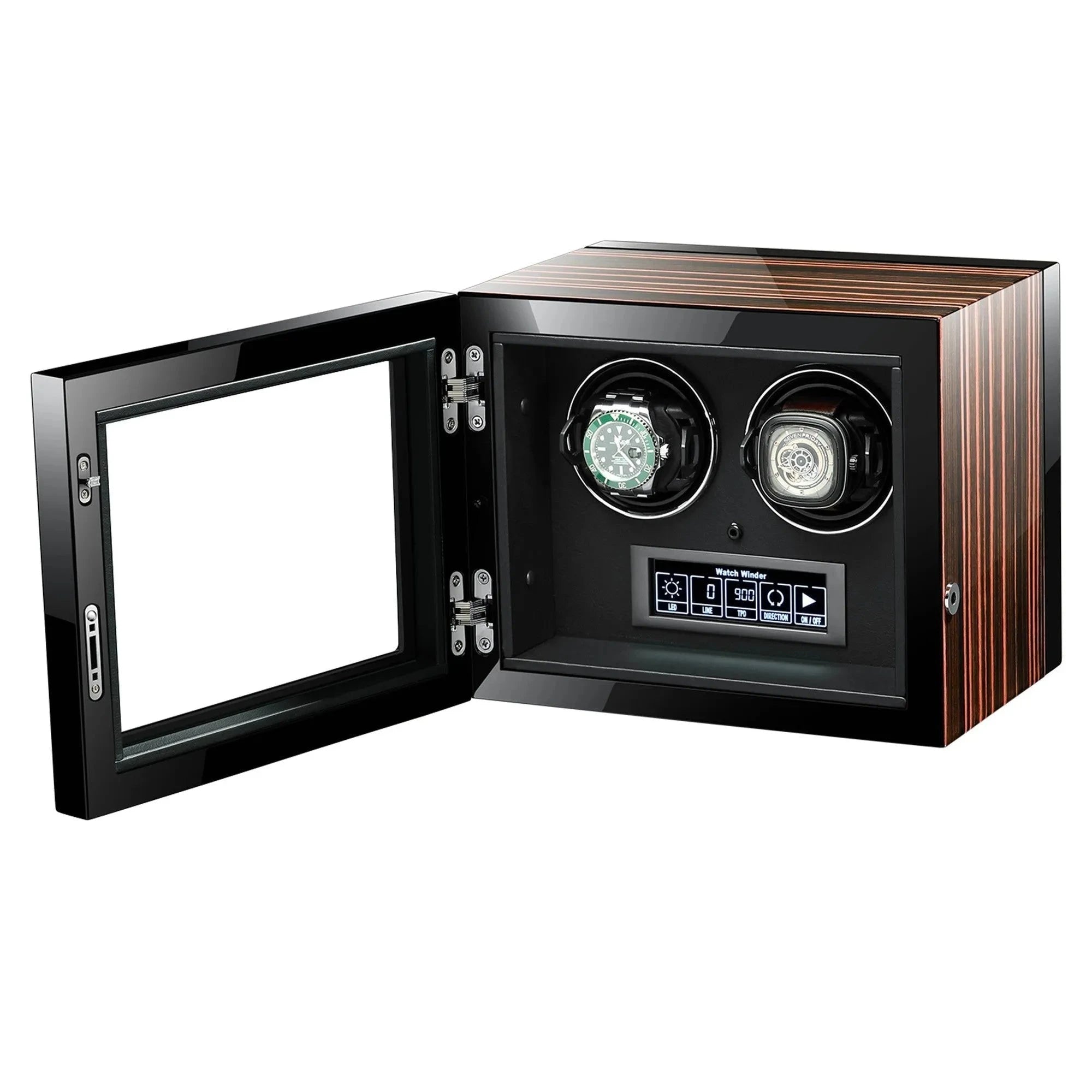 Premium Automatic 2 Watch Winder with Touch Screen by Aevitas