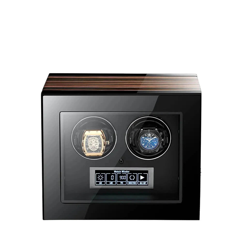 Premium Automatic 2 Watch Winder with Touch Screen by Aevitas