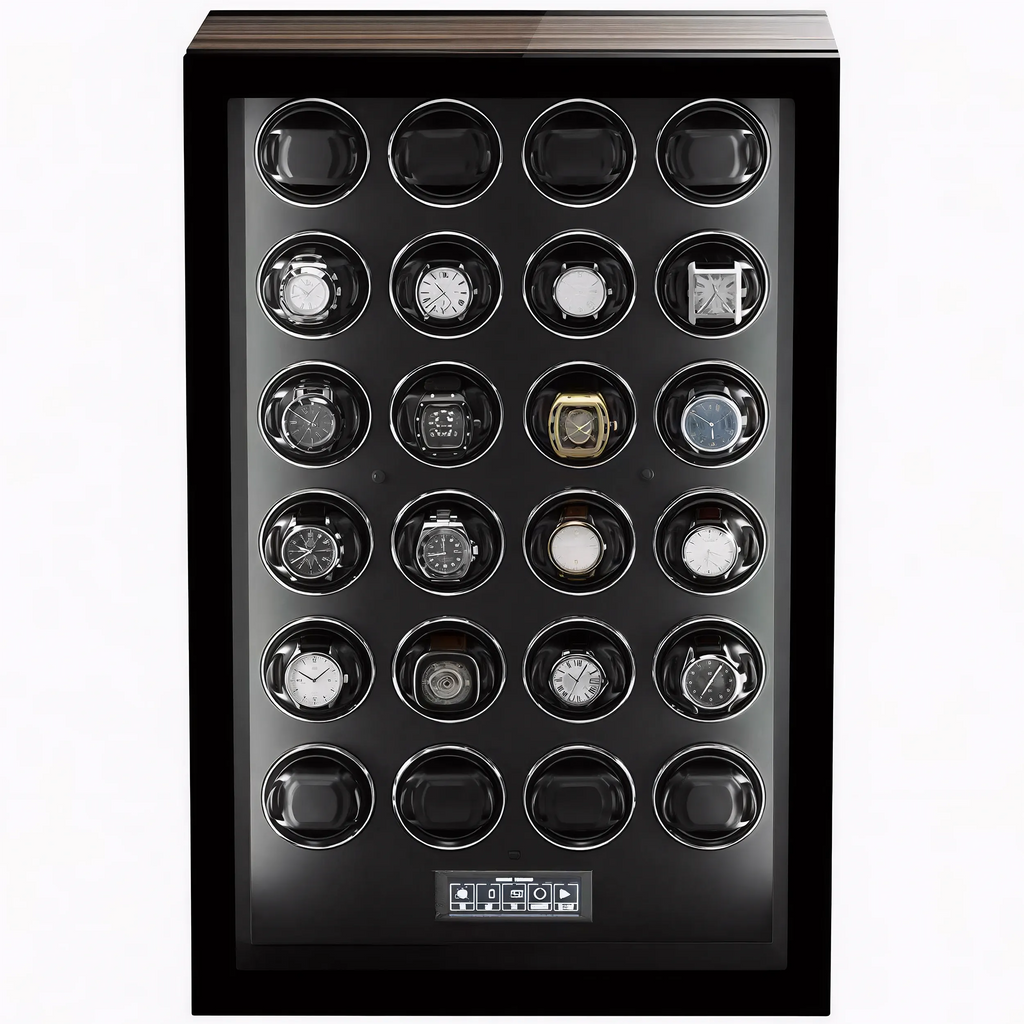 Premium Automatic 24 Watch Winder with Touch Screen by Aevitas