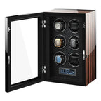Premium Automatic 6 Watch Winder with Touch Screen by Aevitas