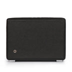 Premium Dual Watch Winder Black Genuine Leather Mains Powered by Aevitas