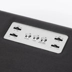 Premium Dual Watch Winder Black Genuine Leather Mains Powered by Aevitas