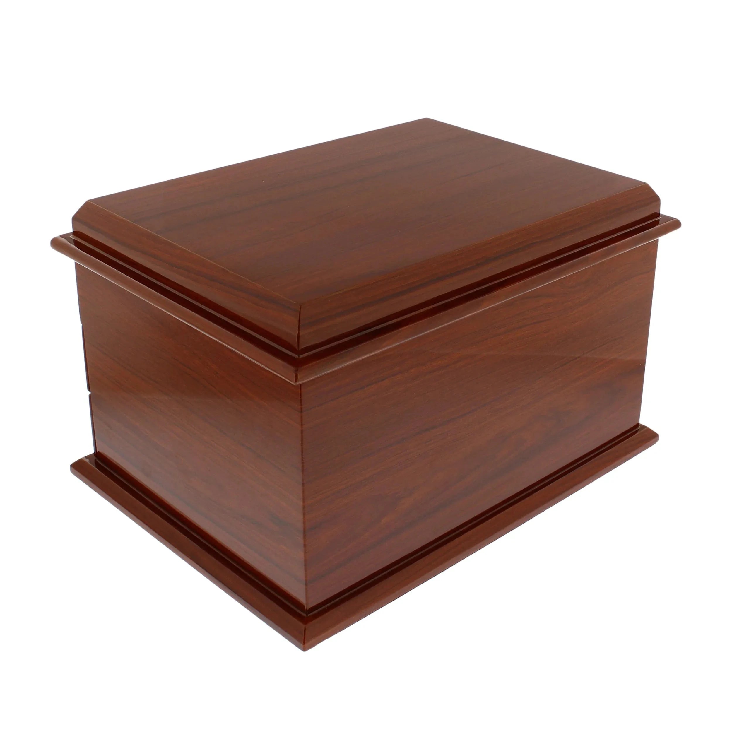 Premium Jewellery Box Extra Large Size Mahogany Wood with Camel Colour Lining by Aevitas