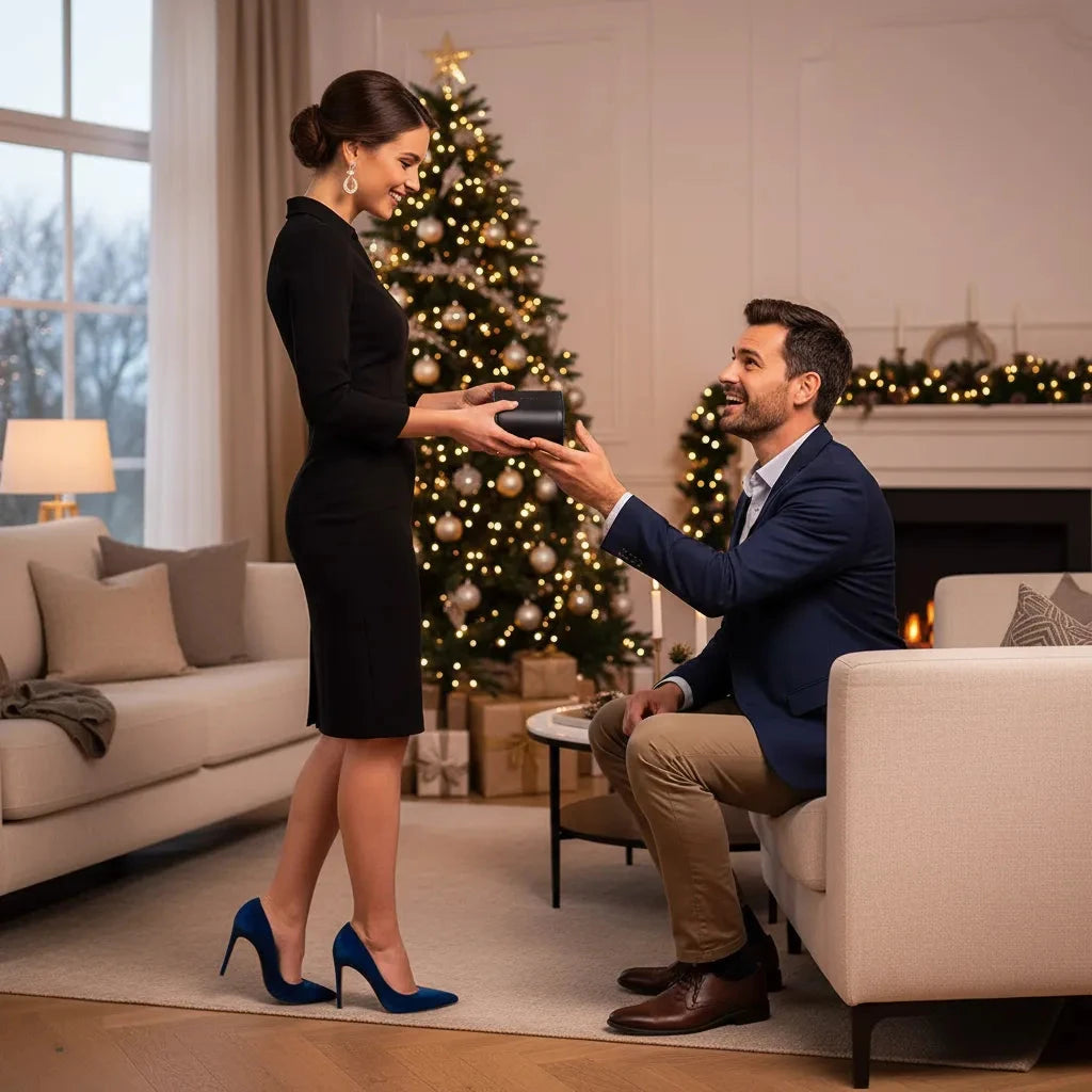 Single Watch Roll Case in Premium Black Nappa Leather with Blue Lining by Aevitas