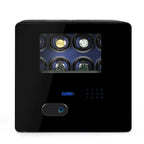 Watch Winder Safe in Black Leather with Blue Inside for 8 Watches by Aevitas